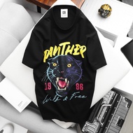 ICON DENIM Áo Thun Panther Wild & Free mẫu graphic tee chất vải cotton 4 chiều với bảng màu retro cự
