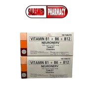 VITAMIN B1 + B6 + B12 NEURONERV 100 TABLET