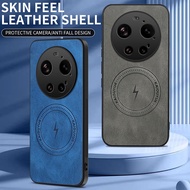 Case For Xiaomi 17Ultra 17 17Pro 17ProMax ⭐️Magnetic Wireless Charging Leather Phone Cover⭐️ Shockpr