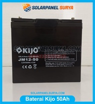 Aki Kering / Aki Solar Cell / Battery VRLA Kijo 12v 50ah