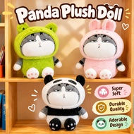 Plush Toy Cute Panda Cat Doll Hug Pillow Soft Plushie for Baby Boy Girl Birthday Gift Home Decor Plu