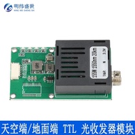 DC5.5-26V Langit/Bumi TTL Modul Pemancar Optik Video 1 Saluran TTL Penukar Optik kepada Gentian