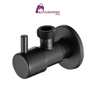 Kinghouse วาล์ว วาล์วฝักบัว สต๊อปวาล์ว วาล์วสีดำ สแตนเลส 304 แท้ ชุบสีดำ  MA-D-501-9SB
