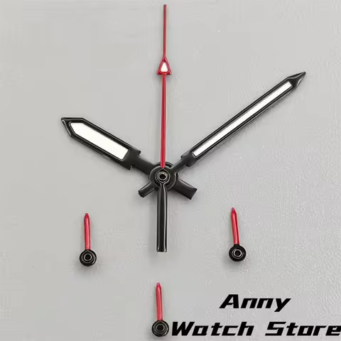 Modified Watch Hand Accessories Multifunctional Timing Running Seconds 6 Hands Green Luminous Fit VK