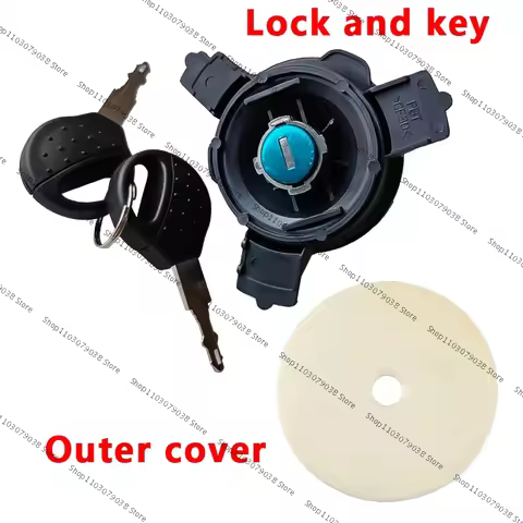 For Peugeot 206 206CC 207 207CC For Citroen C2 fuel tank lock outer cover fuel tank cover