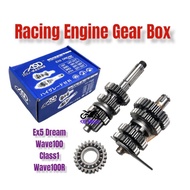 EX5 DREAM W100 RACING GEAR BOX FULL SET WAVE RACING GEAR BOK ASSY ASD RACING GEAR BOX EX5 DREAM