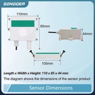 Wall Mounted CH2O Sensor QT-10CH Formaldehyde Gas Detector Indoor Air Quality Monitor Transmitter In