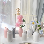 Minimalist Korean Style Ceramic Flower Vase 13cm | Coquin Decor