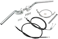 Hurricane HBK682AS Ninja 250 Bar Handle Kit, European Type 1, No ABS, Silver