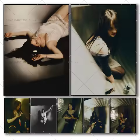 1PC Singer B-BilLieS Poster Self-adhesive Art Waterproof Paper Sticker Coffee House Bar Room Wall De