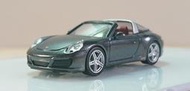 全新 HERPA 038867 1/87 PORSCHE 911 Targa 4 “金屬瑪瑙灰”