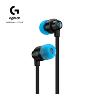 Logitech G333 Gaming Earphones with dual audio drivers in-line mic and volume control compatible wit