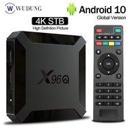 Fast Shipping X96Q Android 10.0 Smart TV BOX 2GB 16GB Allwinner H313 Quad Core 2.4G WIFI 4K VS X96 Mini Set Top Box 1GB 8GB TV Receivers