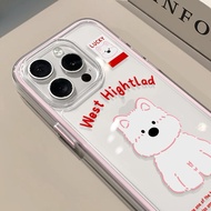 English West Highland Macaron Frame VIVO V40 V30 V29 V27 V23 Y38 Y78 Y36 Y27 Y76 Transparent Phone C