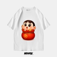 Ezway T-Shirt Shinchan CNY | Unisex Kids Crop Oversize T-Shirt
