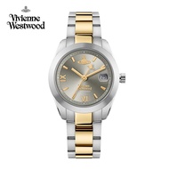 Empress Dowager West women's gray and gold watch