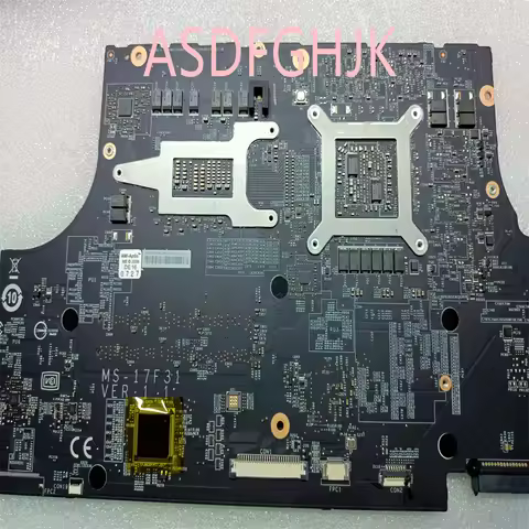 Original MS-17F31 FOR MSI GF75 MS-17F3 Motherboard WITH I7-10750HQ AND GTX1660M TI TESED OK