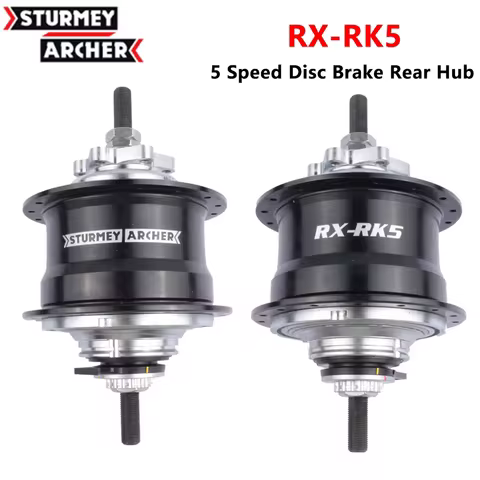 sturmey archer RX-RK5 Disc Brake Rear Hub 32 hole 135mm open gear 185mm shaft length six pin disc br