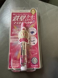 日本KISS ME鐵壁睫毛膏睫毛無色定型捲翹睫毛雨衣