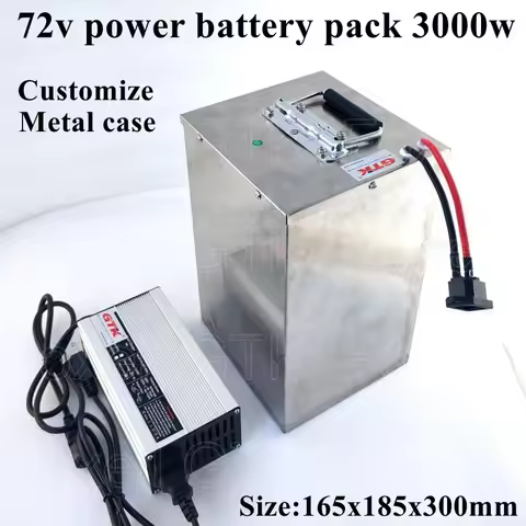 Metal case 72v 35Ah li-ion 72v battery pack 30ah 40ah 50ah for inverter solar energy RV EV motorhome