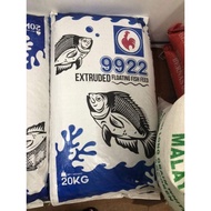 MAKANAN IKAN TALAPIA,PUYU,KELI 9922 KASAR 1KG