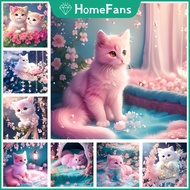 【HF】Cat Animal 5D DIY Diamond Painting Kit Cosmic Cross Diamond Embroidery Painting Rhinestone Mosai