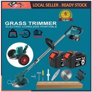 Mekitor Mesin Rumput Bateri Grass Cutter Cordless elektrik Grass Trimmer mini Pemotong Rumput.