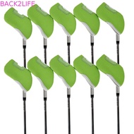 BACK2LIFE Spider Head Cover Golf Putter 10 Pcs/Set Golf Club Cover Iron Wedge Protector Iron Pole Co