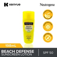 Neutrogena Beach Defense Sunscreen Lotion Spf 50 198ml - Sun Protection (Expiry Oct 2026)