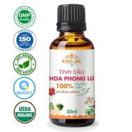 Tinh dầu Phong Lữ 50ml nguyên chất từ thiên nhiên thơm phòng xông phòng thư giản đuổi muỗi - KingOil