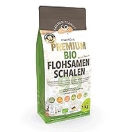 GOLDEN PEANUT Psyllium Husks Organic 1 kg, 99% Purity, India, High-Fibre, Gluten-Free, Vegan, Natural Product