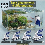 Tank Cleaner for fish tank. Available for 1ft to 5ft tank. Strong suction and c/w scraper.