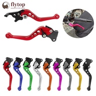 FLYTOP Pair CNC Motorcycle Motorbike Modification Alloy Brake Handle Motorcycle Clutch Drum Brake Le