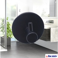 GANTUNGAN Hook hanger ss 304 single sticker shs-02 T round black sticker 3M