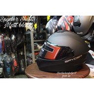 Spyder shift 3 matt black full face dual visor..