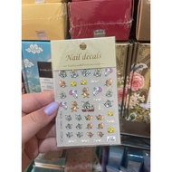 (XB 3 ) Nail Sticker Emboss 5D Cartoon / Nail Sticker Sanrio / Stitch Nail Sticker / Tom & Jerry Nai