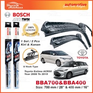 Toyota Estima Aeras ACR50 Car Windscreen Front Wiper Size 28" & 16" Inch (1 Pair) Bosch AeroTwin