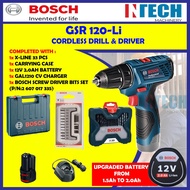 GSR120-LI(SINGLE)CORDLESS DRILL+SCREW DRIVER BIT SET(2607017335)+ X-LINE 33PCS OR X-LINE 38PCS SCREW