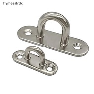 FF M5/6/8 Hook Hooks Eye Plate Heavy Oblong Duty Steel Stainless Pad Mount Wall U Boat Ceiling Hange