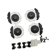 4ชิ้นโลหะดิสก์เบรกคาลิปเปอร์สำหรับ1/10 RC ตีนตะขาบรถ TRX4 Defender Bronco G500 TRX6 G63อัพเกรดชิ้นส่