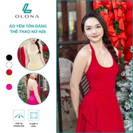 Olona Women's Pickleball Gym Yoga Camisole H26 Bodycon Waistless Camisole H26