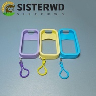 SISTERWD Silicone Sleeve Portable With keychain Travel Perfume Bottle Protective case