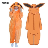 Pajamas Animal Jumpsuit COSPLAY Fox 9 Tail Flannel Party Ninetales Kigurumis Onesie Anime Nine-Taile