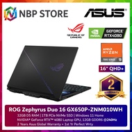 Asus ROG Zephyrus Duo 16 GX650P-ZNM010WH 16'' QHD+ Gaming Laptop ( Ryzen 9 7945HX, 32GB, 1TB SSD, RT