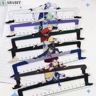 ABABIT Genshin Impact Ruler, Alhaitham Zhongli Genshin Impact Straight Ruler, Funny Diluc Long Leg C