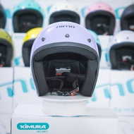 Helm Retro Bogo Kimura Nimo solid LV Blue series