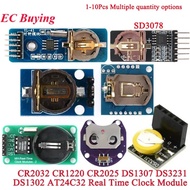 10Pcs/1pc DS3231 AT24C32 IIC SD3078 DS1302 Precision Clock Module DS1307 Memory module mini Real Tim