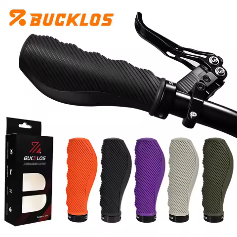 BUCKLOS Ergonomics Bike Grips Lock on Bicycle Handles Mtb Non-slip MTB Handlebar Grips Soft Mountain
