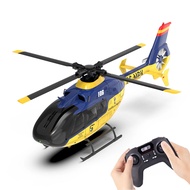 Yxznrc F06 Ec135 Rc Helicopter 2.4g 6ch 6 Axis Gyro Model 1:36 Scale Rtf Direct Drive Brushless Roll