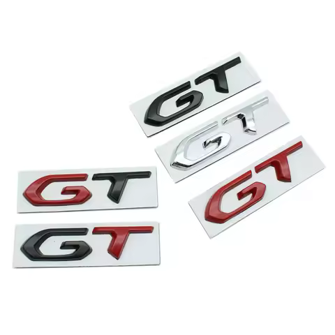 3d Metal GT Logo GT Line Emblem Sticker Car Trunk Badge For 208 2008 508 5008 408 3008 308 GT Line S